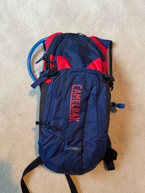 CamelBak Navy Blue & Red Hydration Backpack